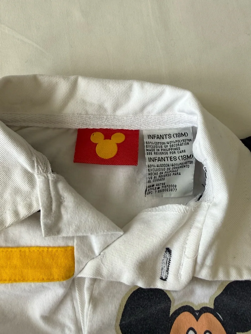 Vintage Y2K Mikey Mouse Two Piece Set